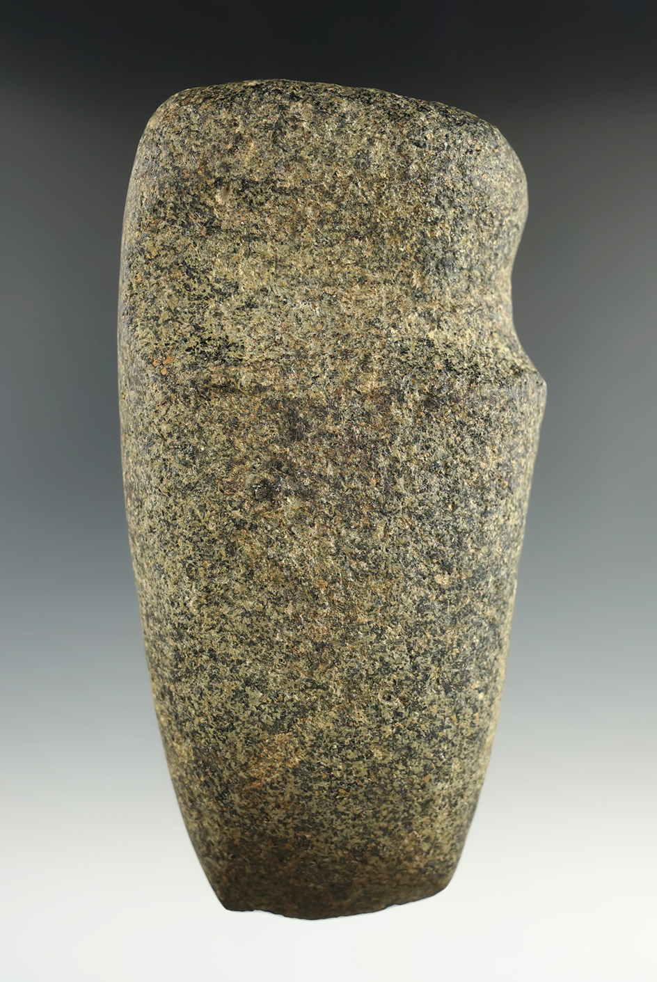 5 1/2" Long 3/4 Grooved Hardstone Axe found in Wood Co., Ohio.