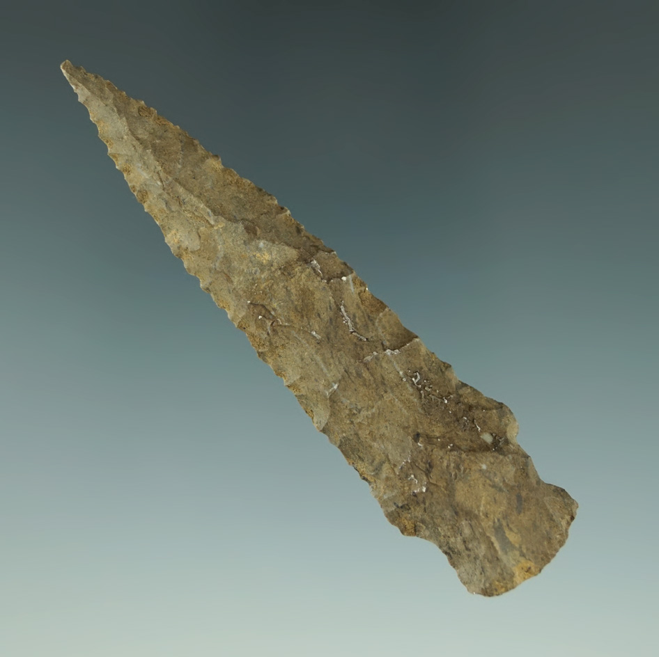 3 3/16" heavily patinated Knife found in Stuart Co., Tennessee.