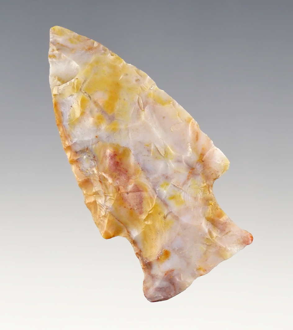 2 1/16" Hopewell made from Flint Ridge Flint found near the Richland/Crawford Co., line, Ohio.