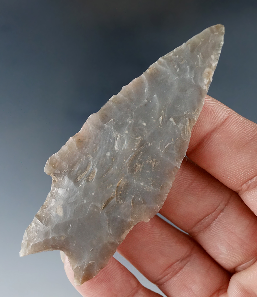 3" Pedernales point made from attractive material found in Texas.