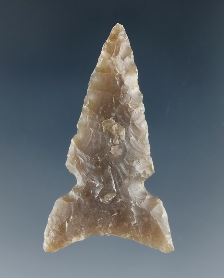 1 7/16" sidenotch arrowhead found in Texas.
