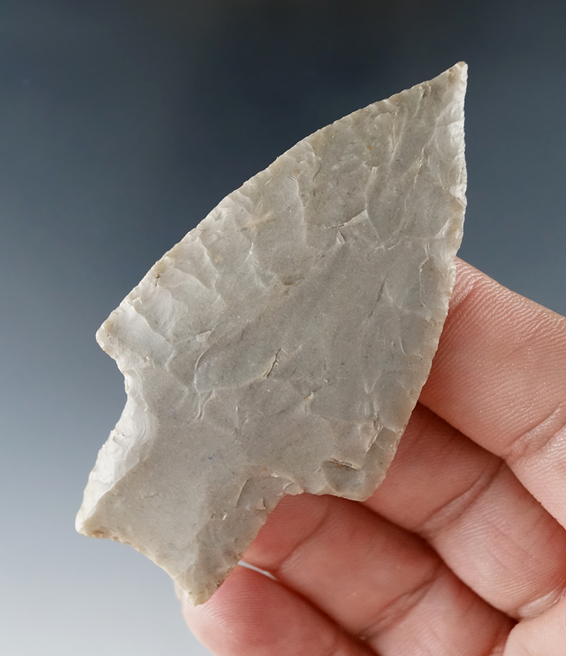 2 3/4" well flaked in nicely styled Bulverde found in Texas.