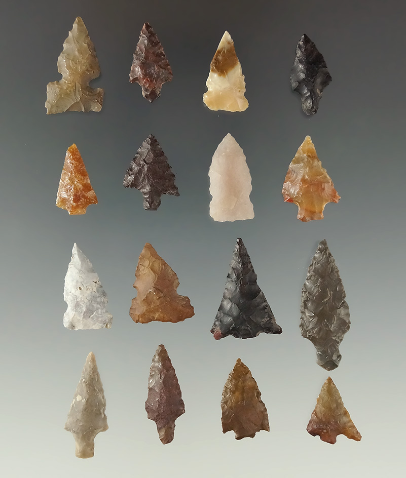 Large group of arrowheads found near the Upper Columbia River, Washington in 1961.