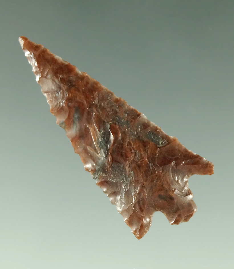 Beautiful material on this 1 1/2" Columbia Plateau found in Washington Co., Oregon.