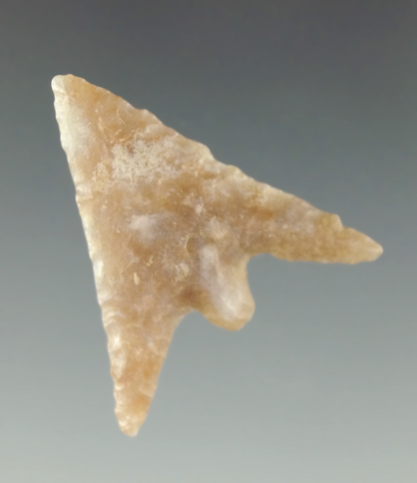 1 1/4" nicely patinated semi-translucent Gempoint - Columbia River, Washington.