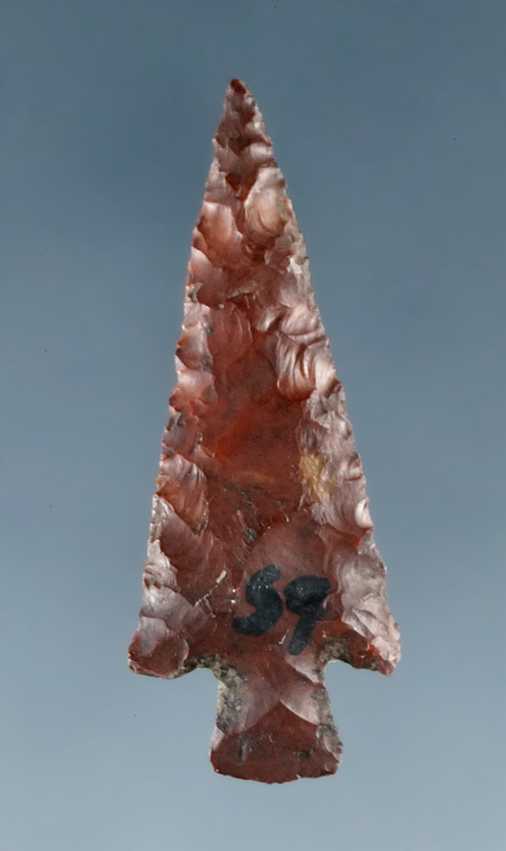 1 1/16" Columbia Plateau found at the Celilo Falls site in Wasco Co., Oregon.