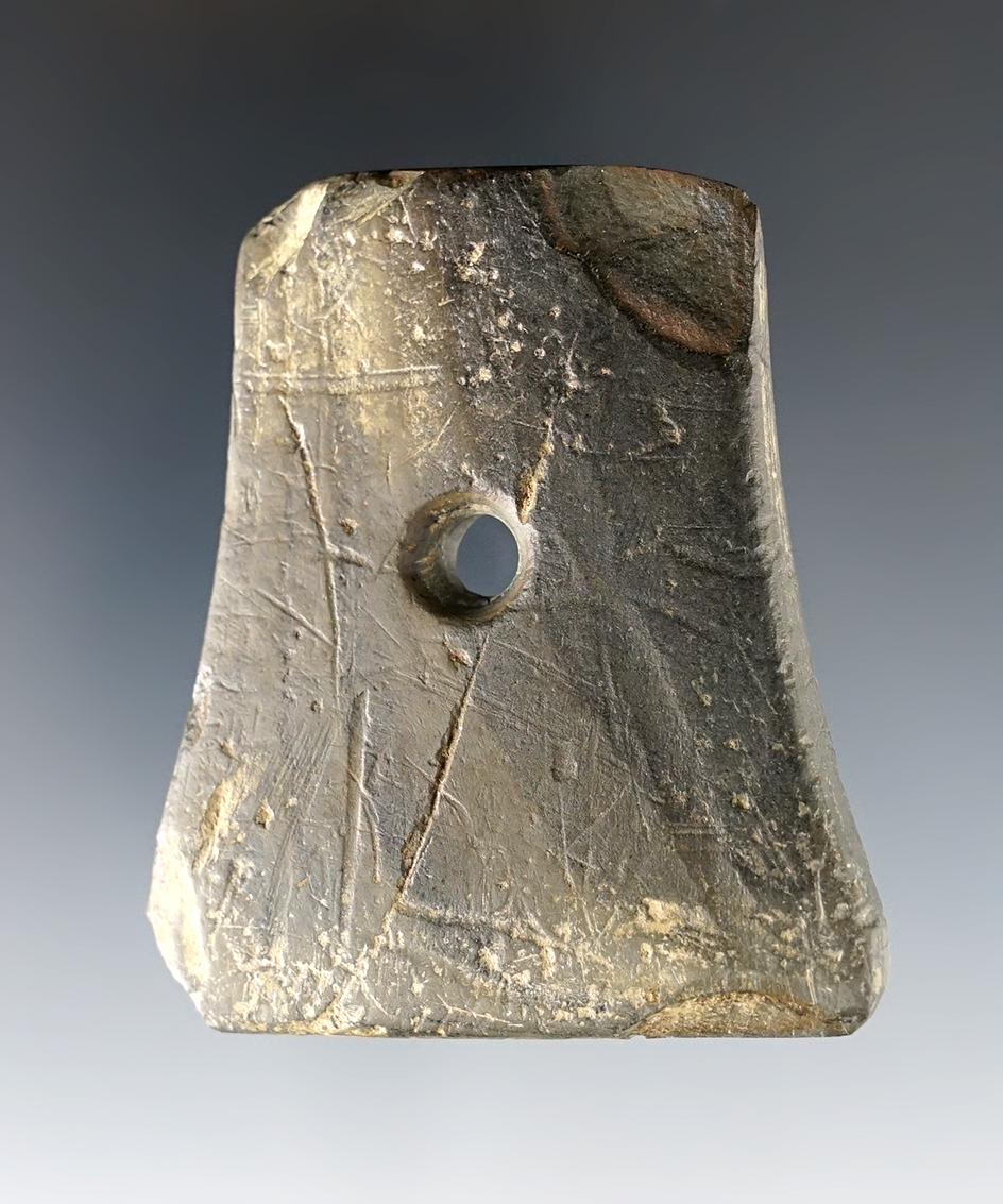 2 1/2" x 2 1/4" salvaged Bell Pendant - Crawford/Richland County area in Ohio.