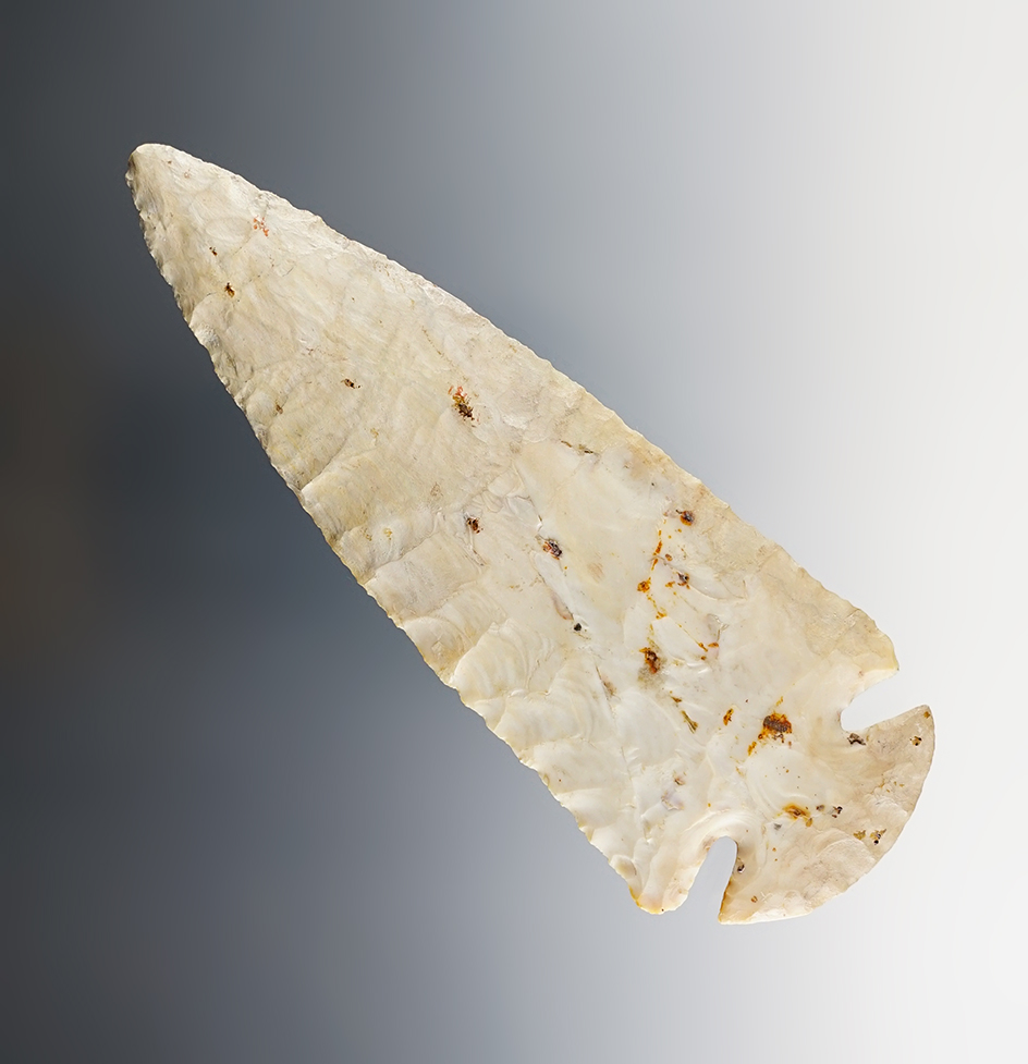 4 7/8" Dovetail - heavily restored. Found at the corner of SR 113 a& Cable Road, Erie Co., Ohio.