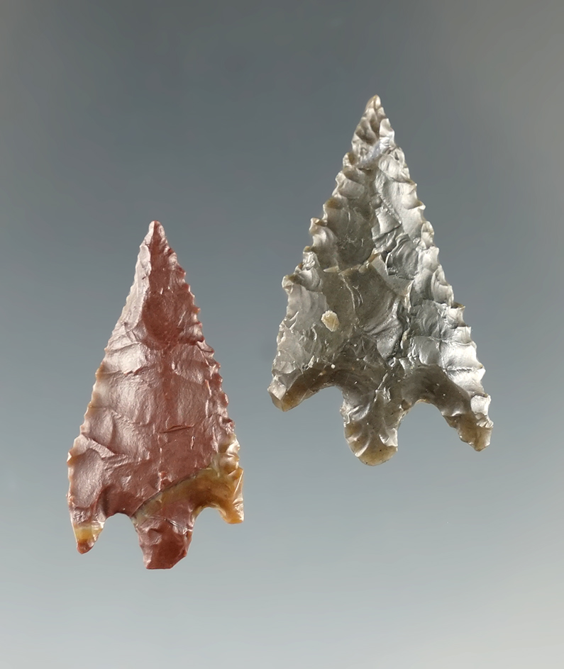 Ex. Museum! Gunther that is nicely flaked from attractive material found in southern Oregon.