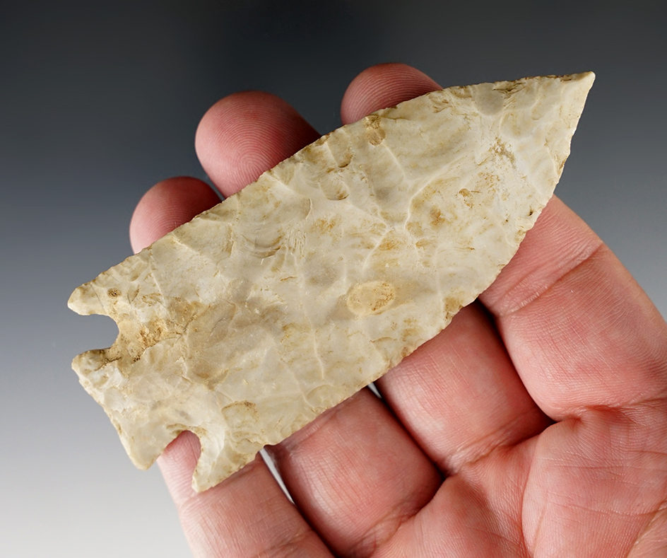 3 15/16" Cornernotch Knife found in Illinois.