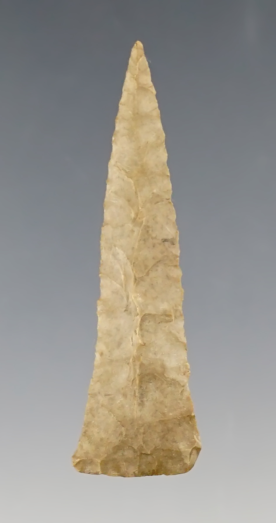 2 1/8" Fort Ancient Triangle Point found in Marion Co., Ohio.