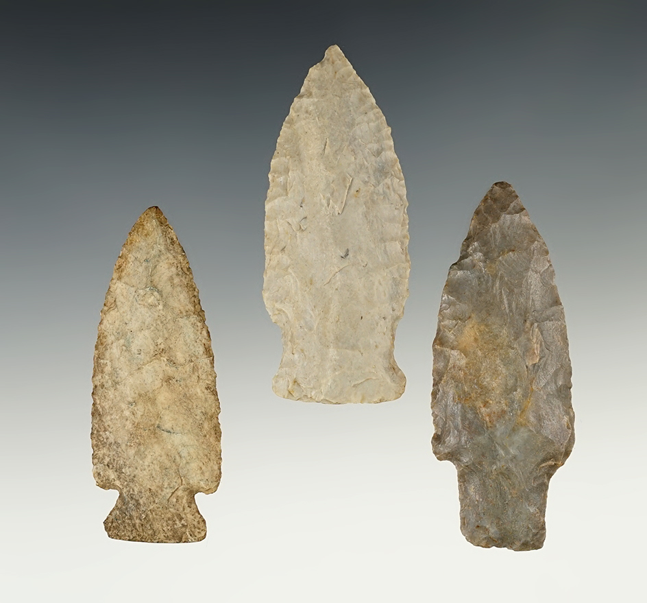 Set of 3 Indiana points that are well made. The largest is 2 3/4".