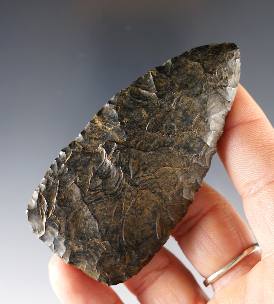 3 1/16" Cache Blade from Coshocton Flint. From the Medina County Cache!