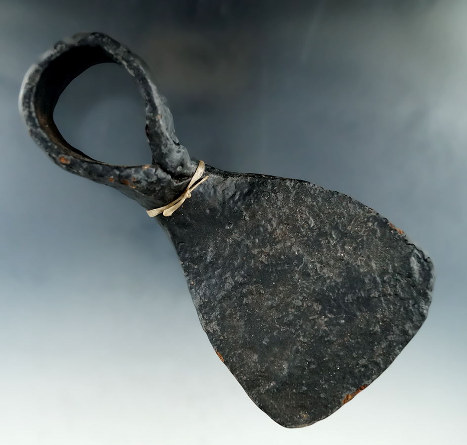 Hand forged iron hoe found in St. Ignace, Michigan on the Upper  Peninsula.