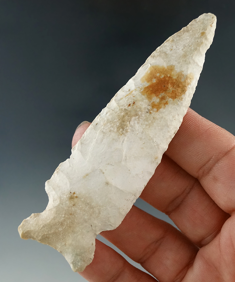 3 11/16" Graham cave found in Monroe Co., Missouri.