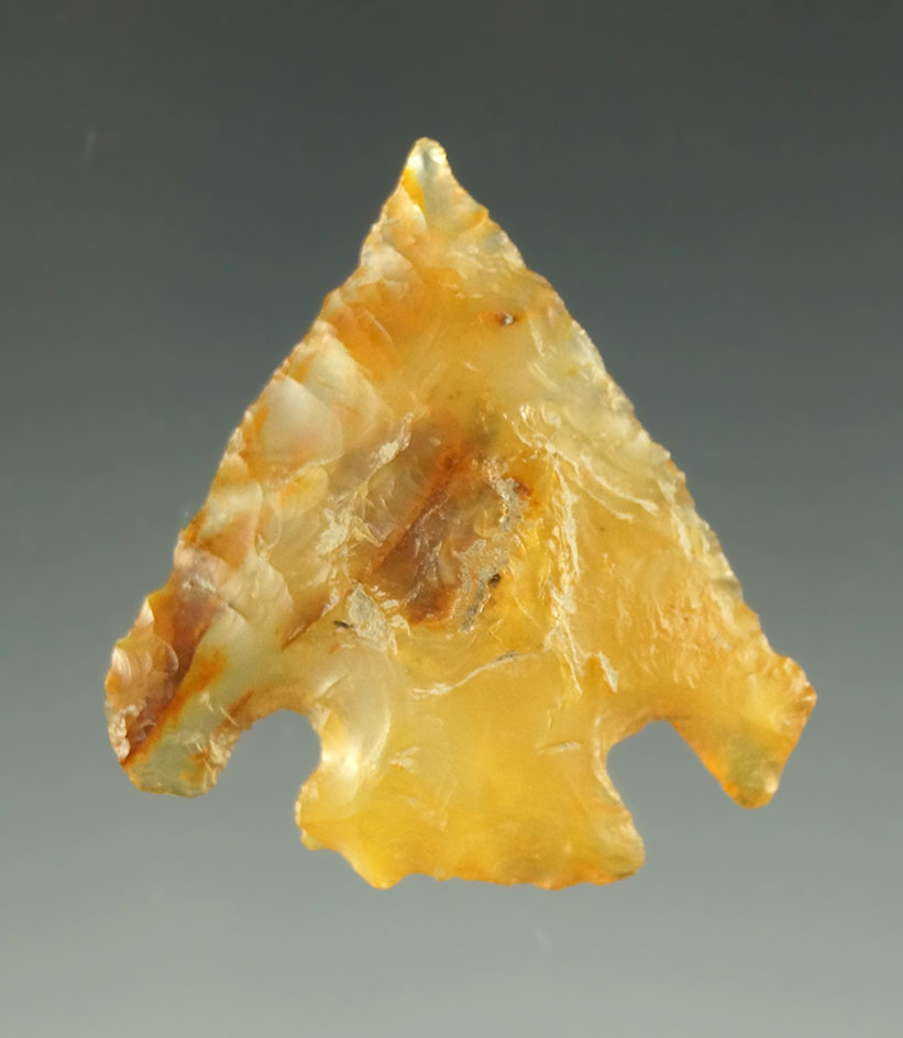 1 and 1/4" Quilomene Bar made from highly translucent honey colored agate found in Washington.