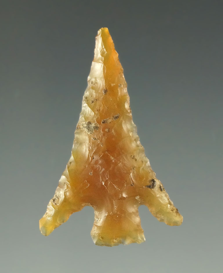 1 1/8" Columbia Plateau made from beautifully translucent gold agate found in Washington.