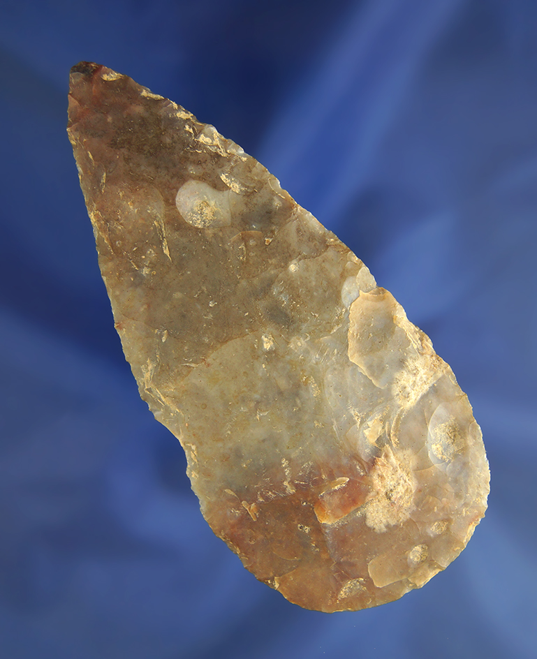 4 5/16" Flint Ridge Flint Adena Blade found in Ohio.