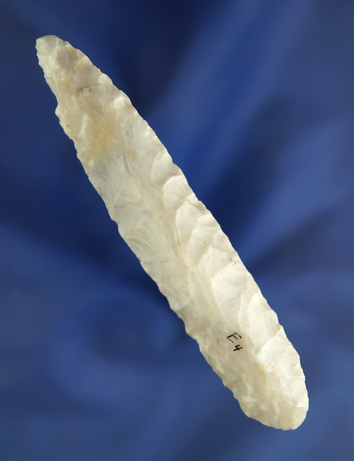 3 3/4" Flint Ridge Flint Knife found in Crawford Co.,  Ohio between Bucyrus and Nevada.