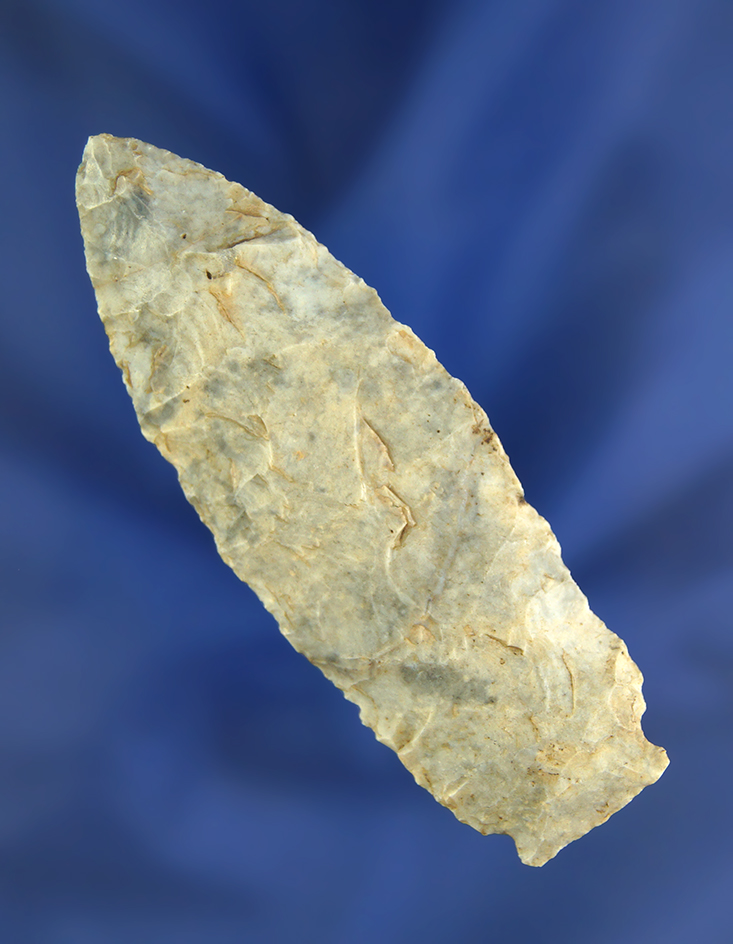 Rare Style! 2 15/16" Micro Notch made from Coshocton Flint found in Ohio.