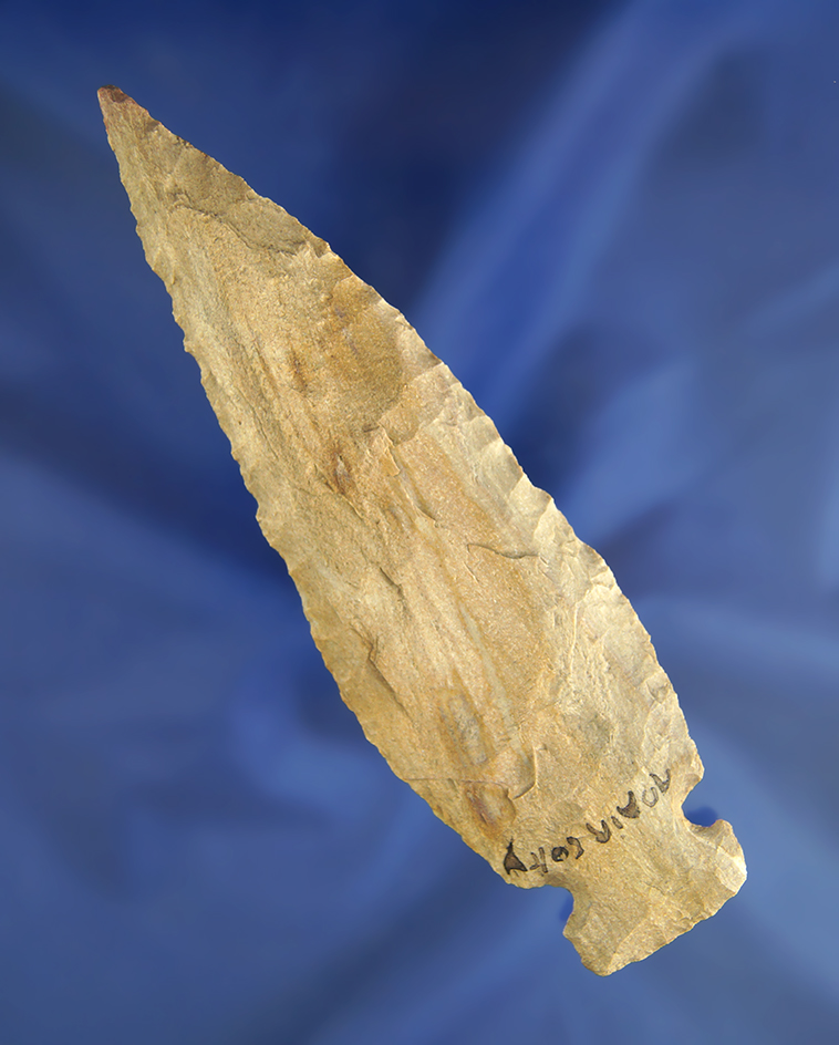Large 5 1/4" Night Island made from Carter Cave Flint found in Adair Co.,  Kentucky. 2 COA's