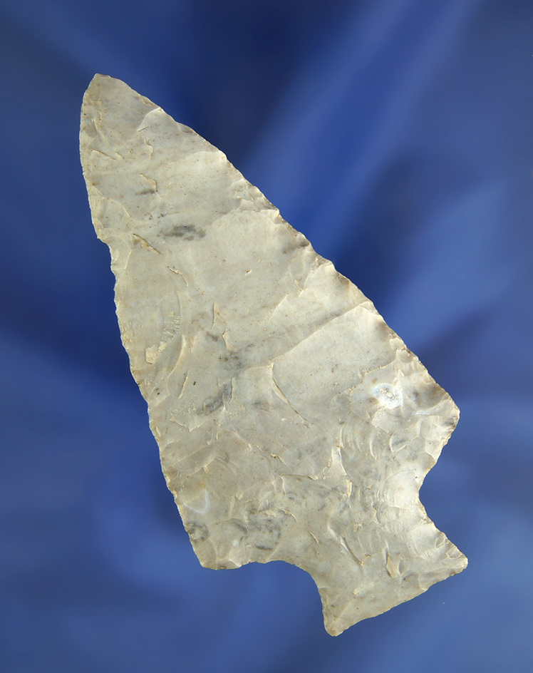 3 9/16" Flint Ridge Flint Ashtabula found in Medina Co.,  Ohio.  Pictured in Who's Who #10
