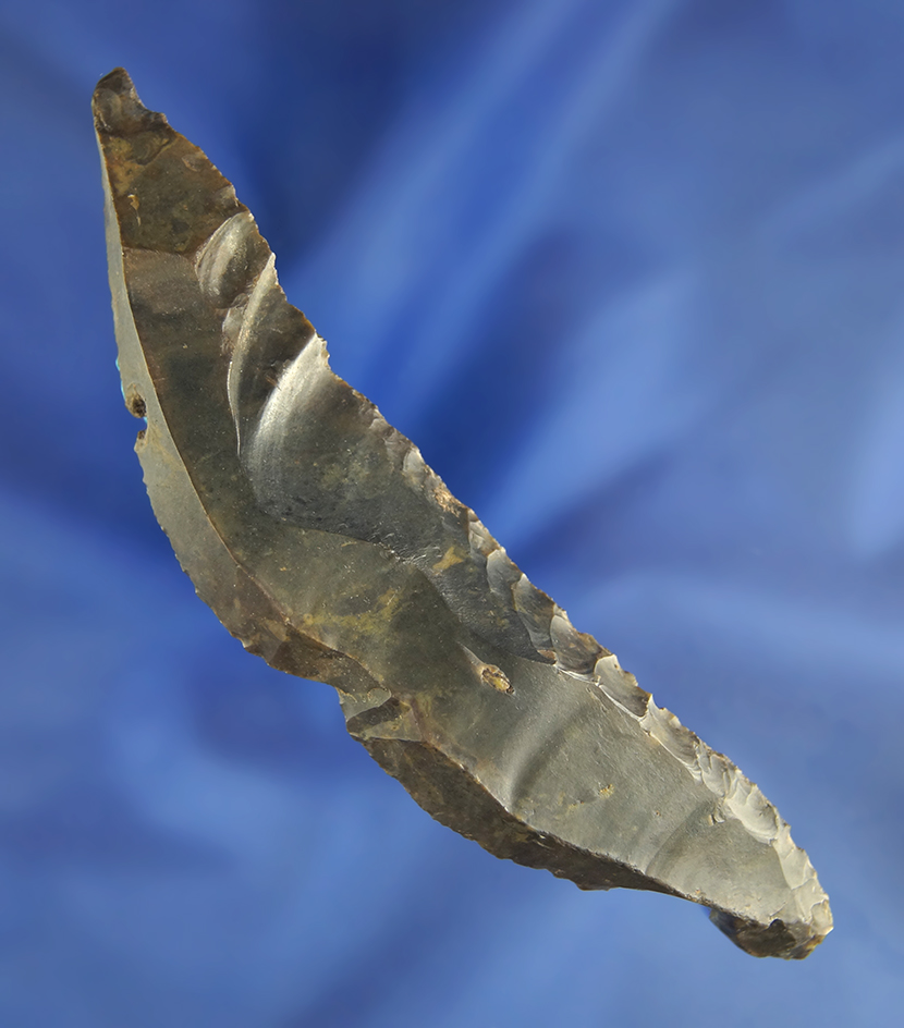 4 5/8" Paleo Uniface Knife found in Ohio.