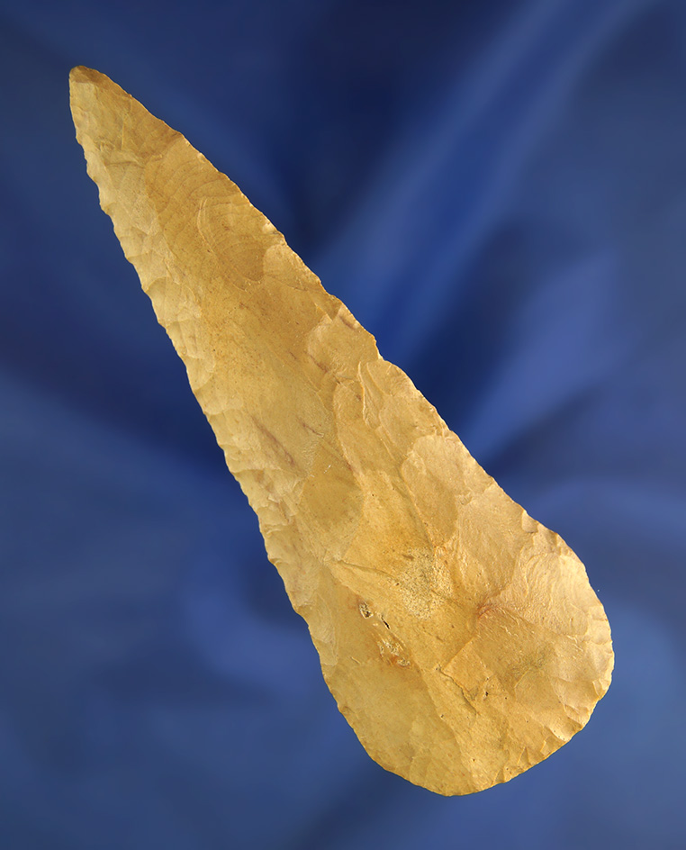 Excellent style on this 4 9/16" Cobbs Knife found in Bath Co.,  Kentucky. Ex. C. C. Ross.