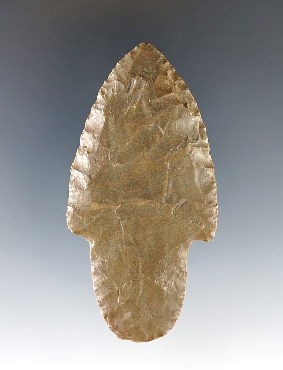 Exceptionally well made 2 15/16" Adena - Benton, Marshall Co., Kentucky. Bennett "Micro" COA.