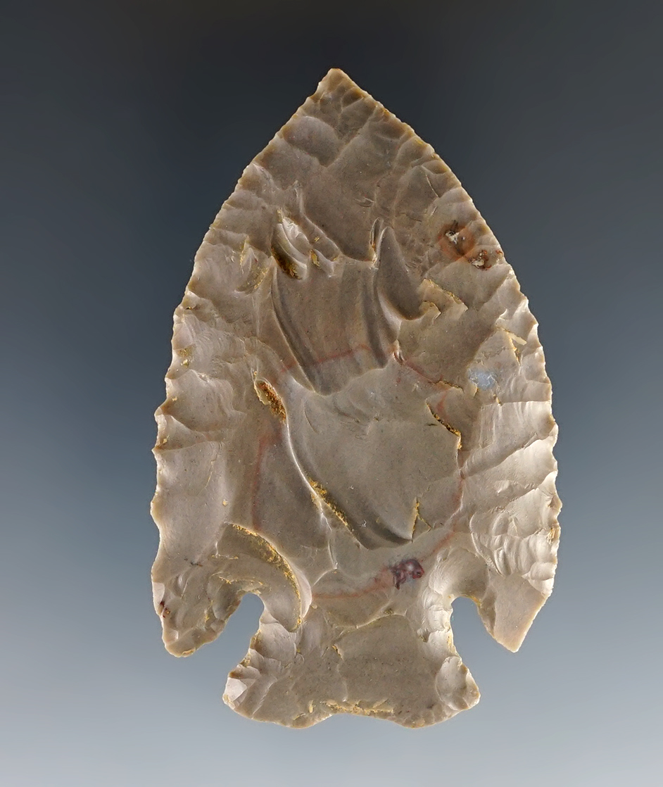 2 5/8" Hornstone Lost Lake from Morrow Co., Ohio. Nicely flaked.