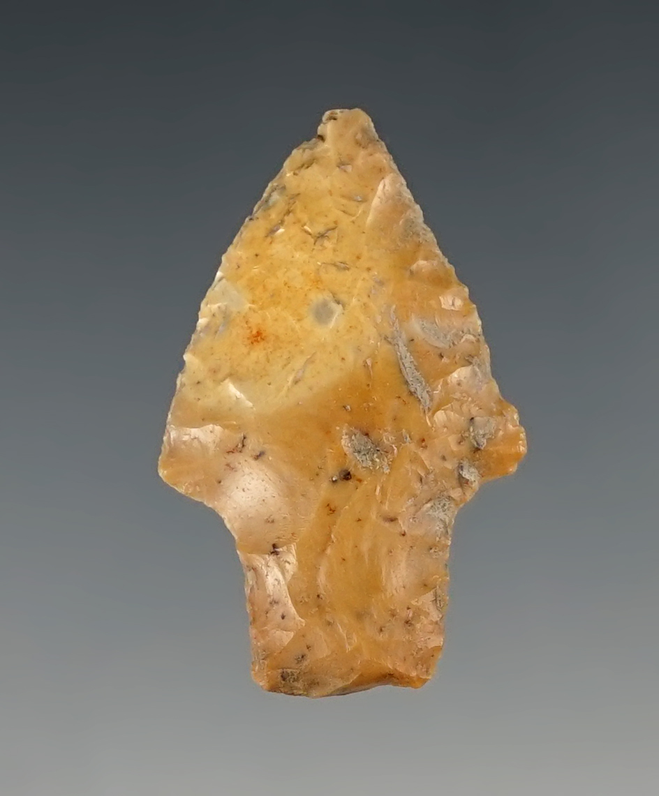 1 3/8" Shaniko Stemmed that is well patinated. Found in Central Oregon.