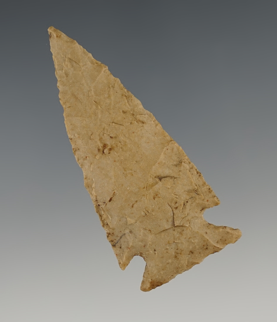 2 3/8" Ensor found in Travis Co., Texas. Ex. Sizemore and Greg Perino collections. Partain COA.