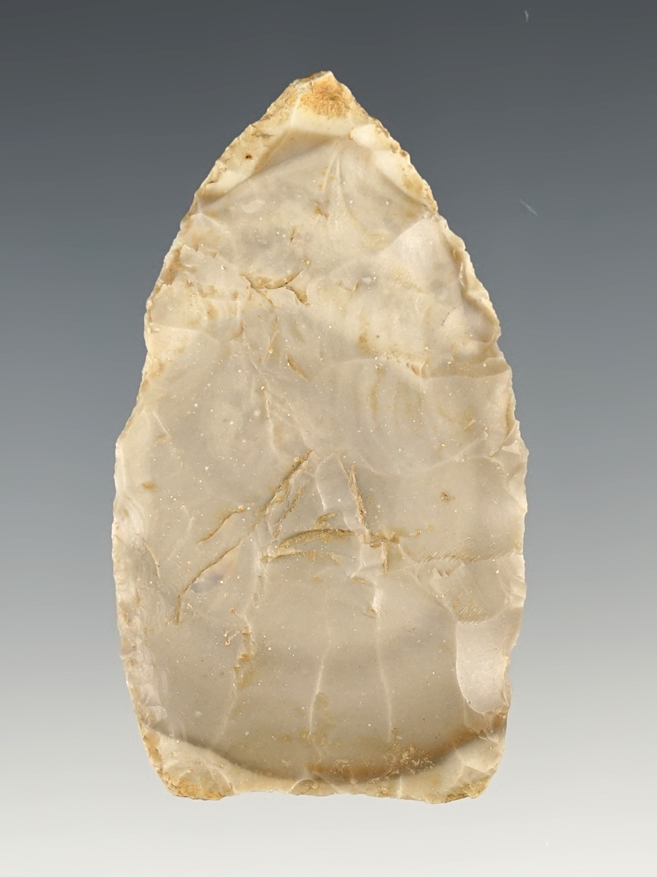 Superb 2 5/8" Blade found in Indiana. Made from Hornstone.