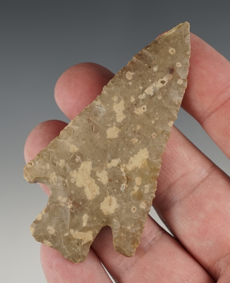 Nice 3" Stemmed Knife found in Bandera Co., Texas.