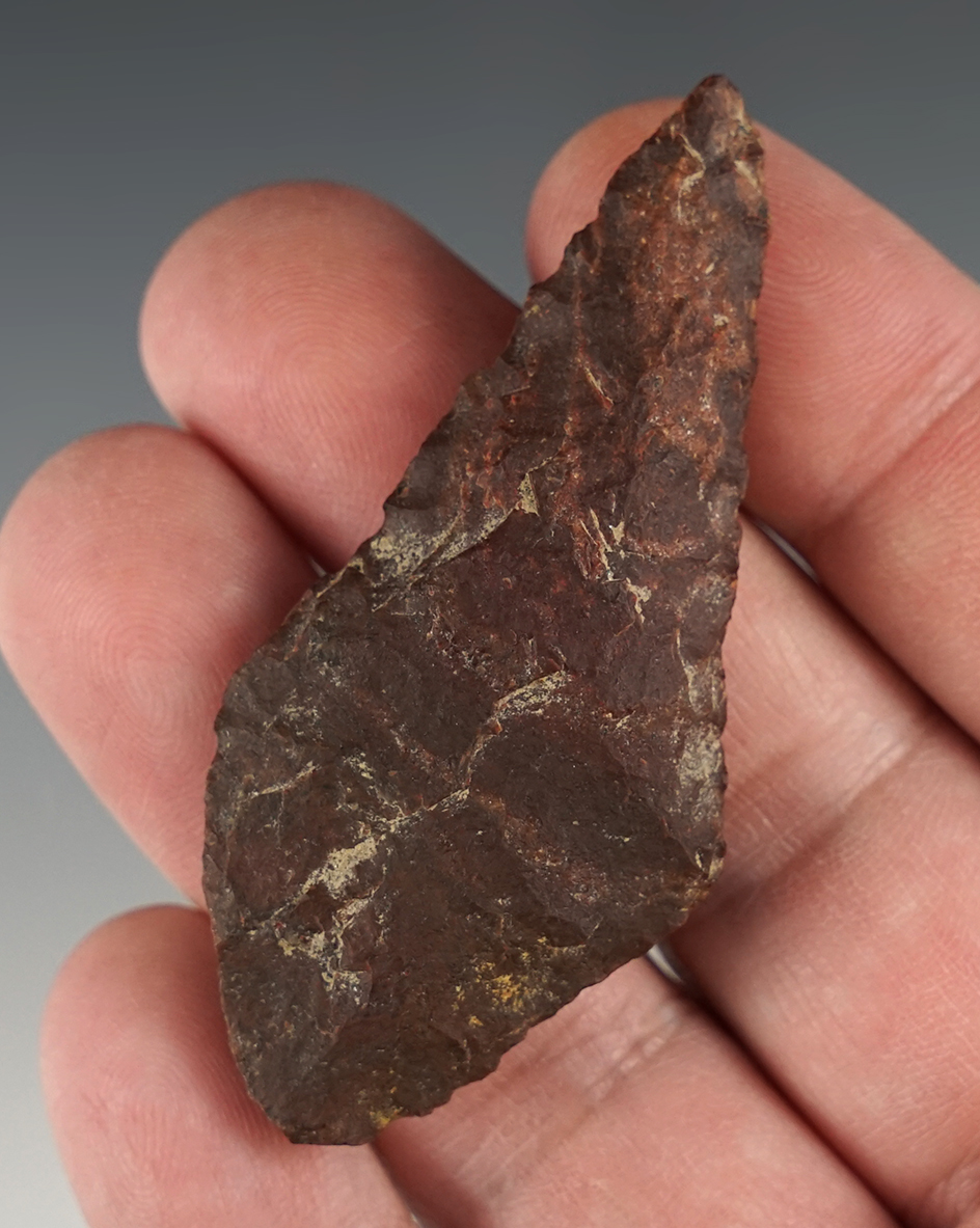 2 9/16" Cascade Shouldered found near the Columbia River, Oregon. Nicely patinated.