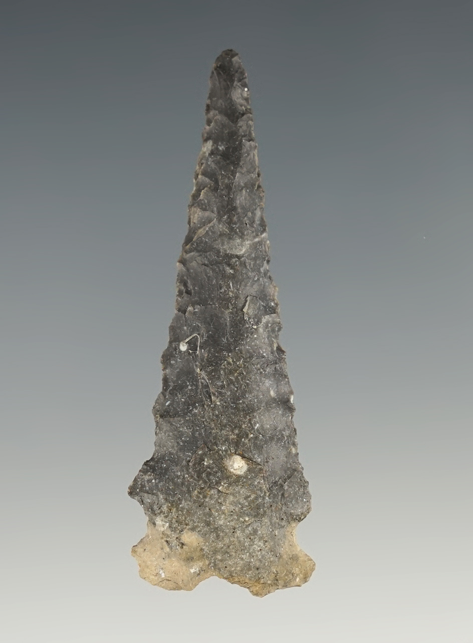 2 1/4" Ensor Split Base  made from Owl Creek Chert. Found in Texas.