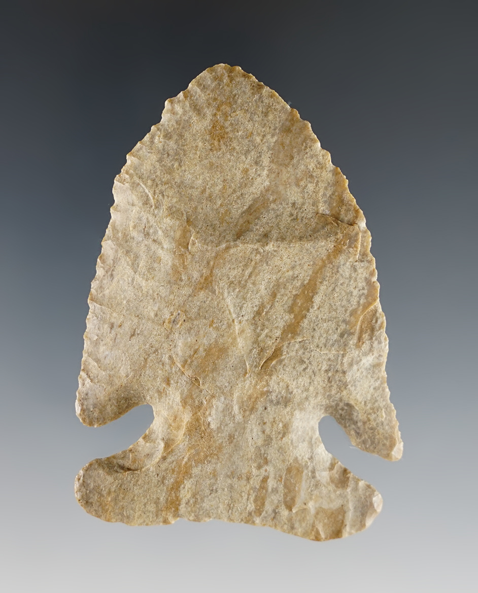 2 13/16" Archaic Thebes Bevel with a well styled wide base. 