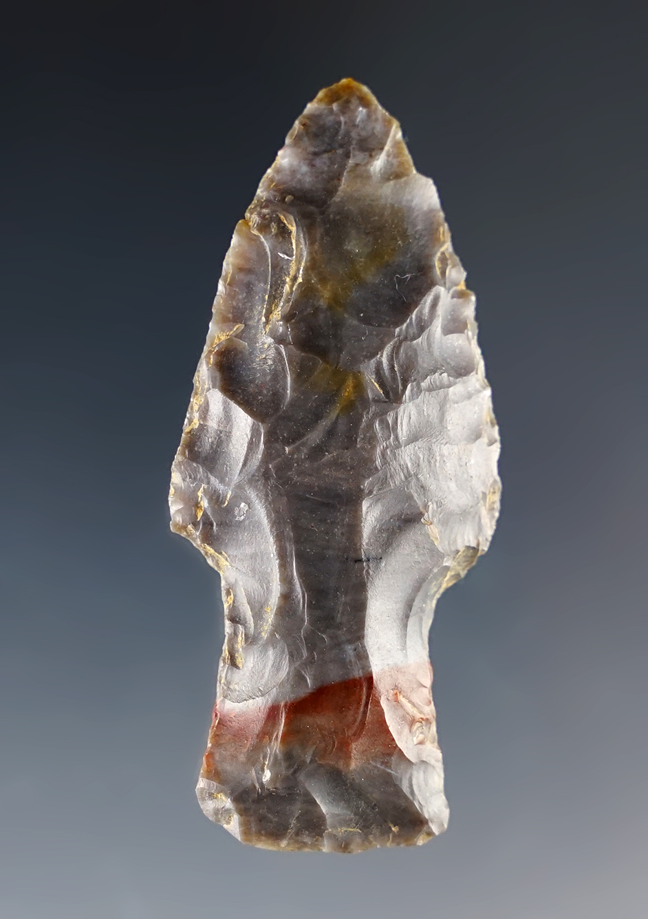 Classic style 2 1/16" Paleo Kaiser found in Licking Co., Ohio. A colorful example.