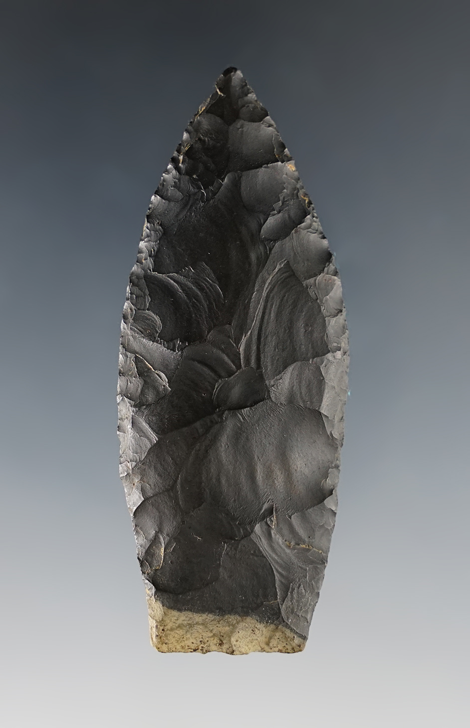 Classic 2 13/16" Ohio Paleo Lanceolate made from Nellie variety of Coshocton Flint. 