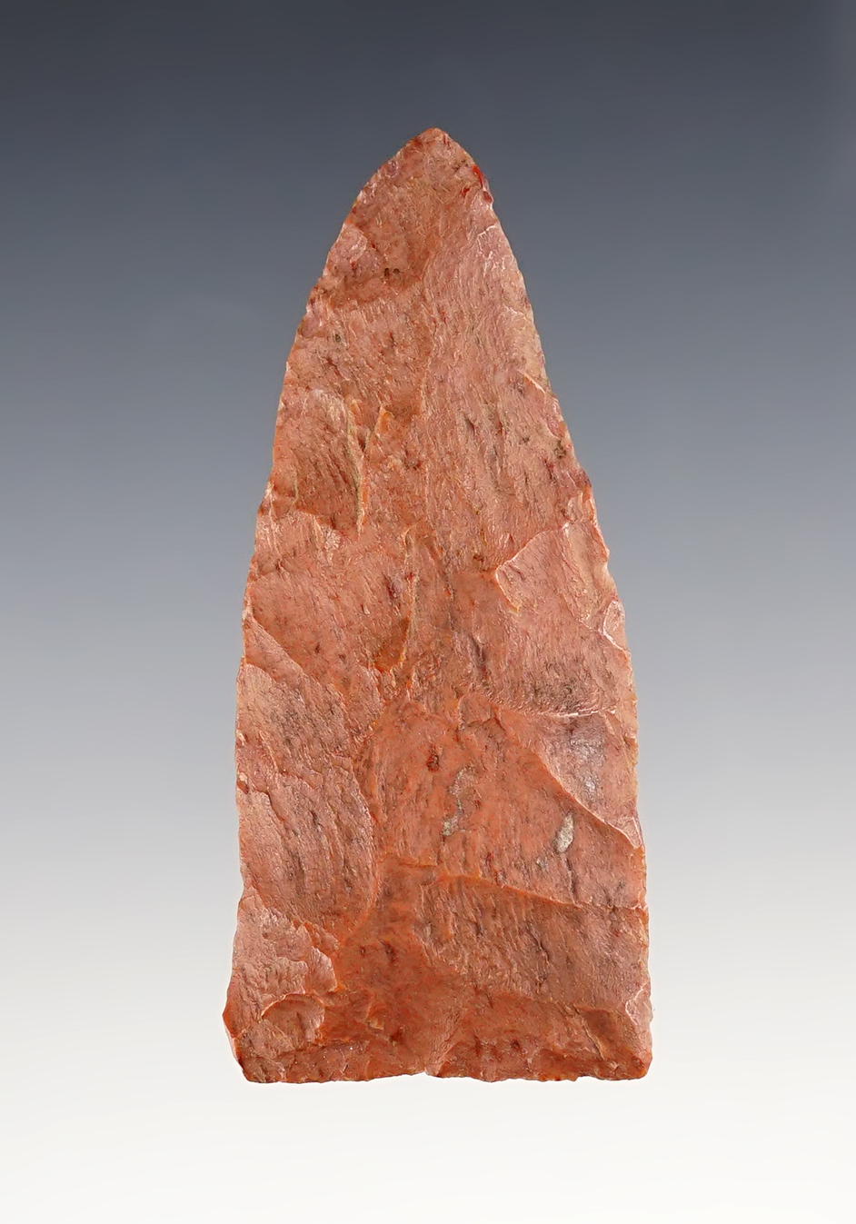 3 1/8" Archaic Knife found in the Western U.S. Made from Silicified Sandstone. Bennett COA.