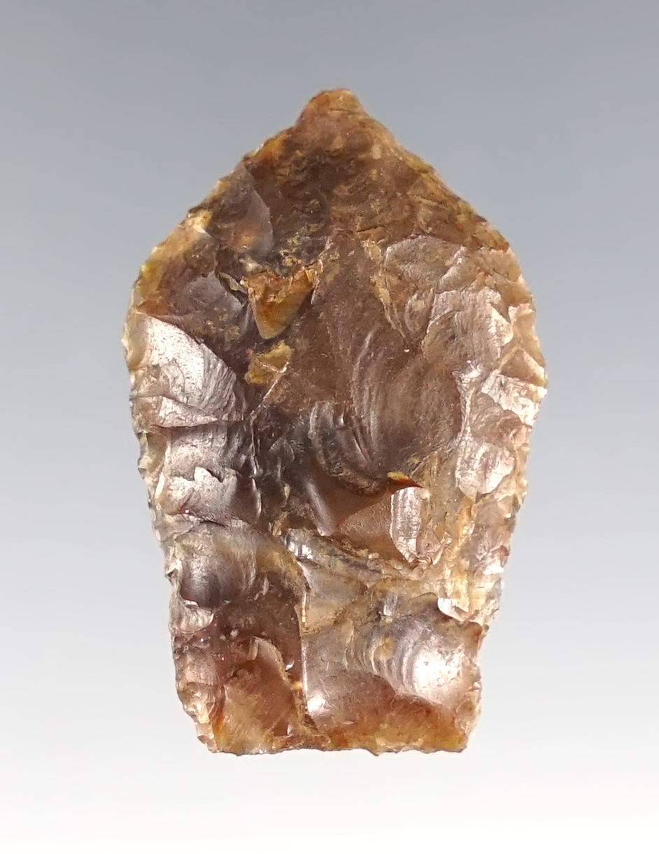 1 1/4" Paleo Spedis that is nicely made from Agate. Mid-Columbia River in the 1950's.