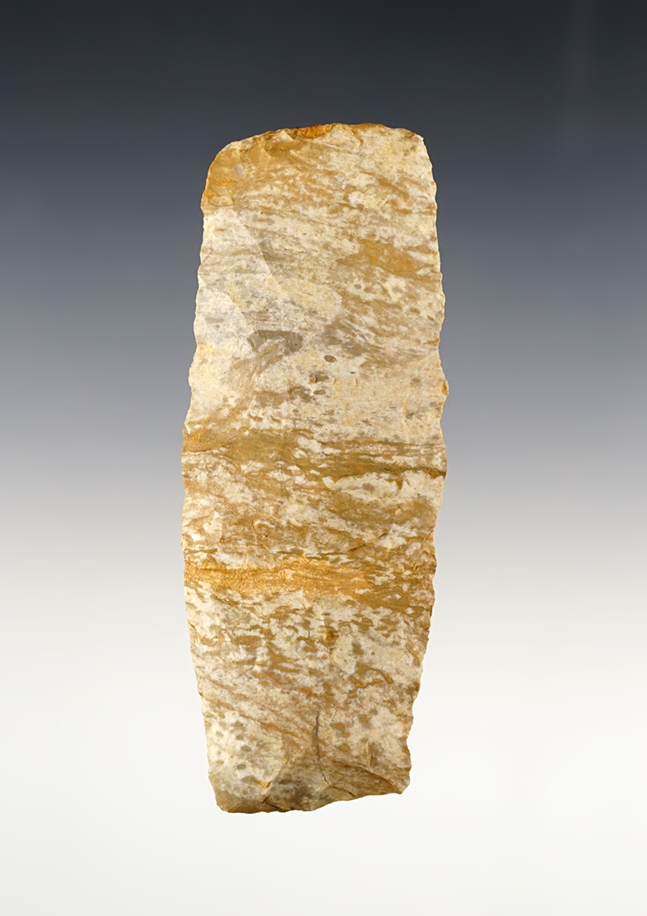 Attractive material on this 4 1/16" Paleo Square Knife found in southern Ohio. 