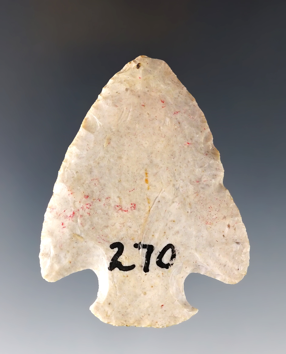 2 3/4" Hopewell made from high grade Flint. Found in the Midwestern U.S.