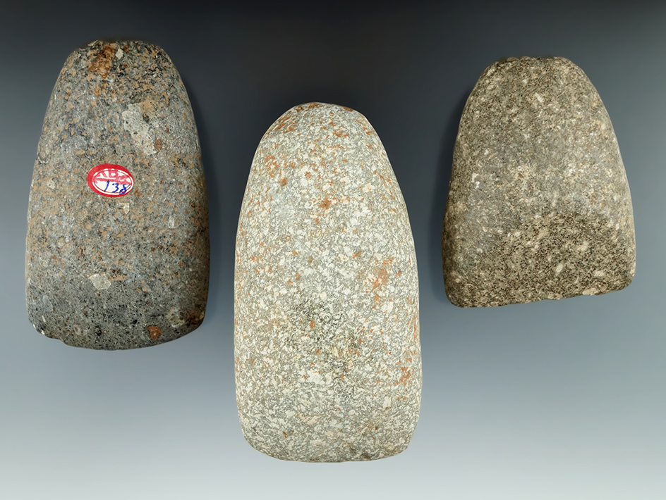 Set of 3 Ohio Celts, largest is 4".