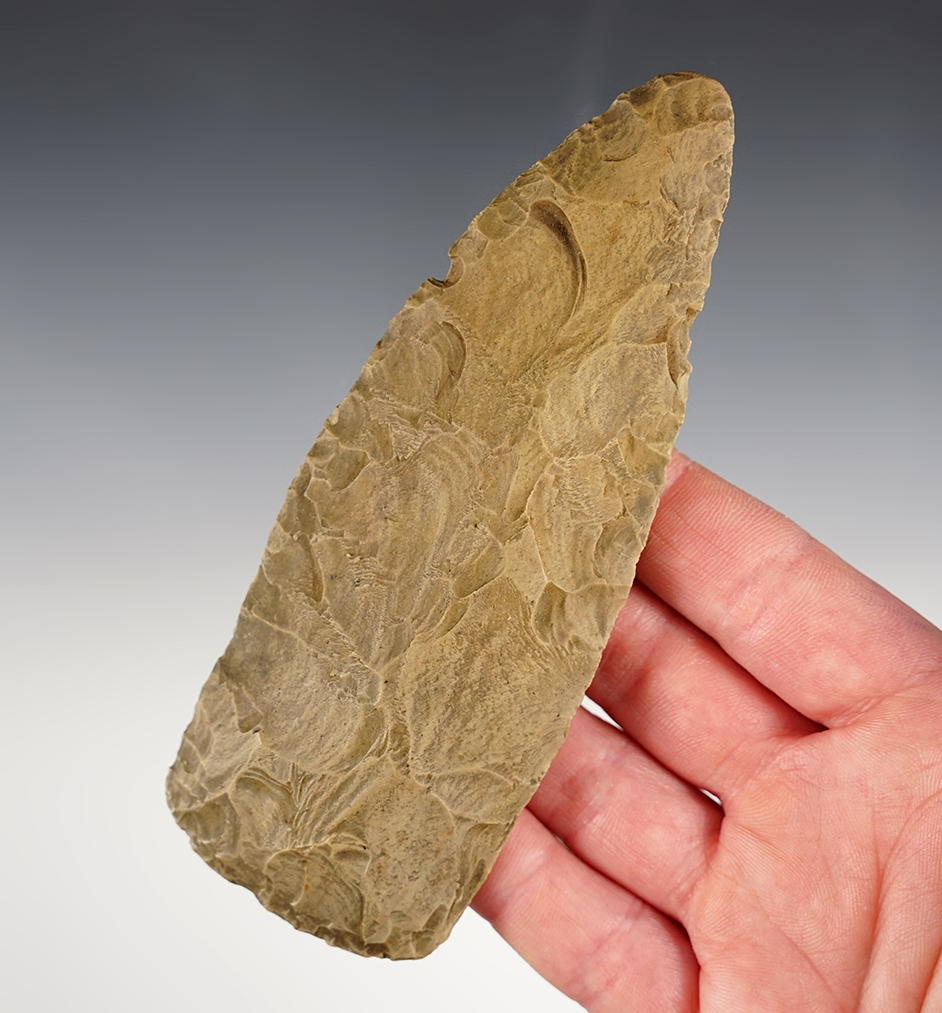 Heavily patinated 5 1/16" Blade that is very well made. Found in the Ohio/Kentucky area.