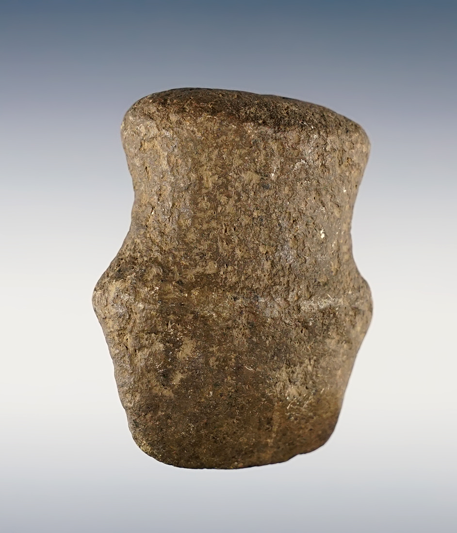 2 3/4" long miniature Full Groove Axe in excellent condition. Found in the Ohio/Indiana area.