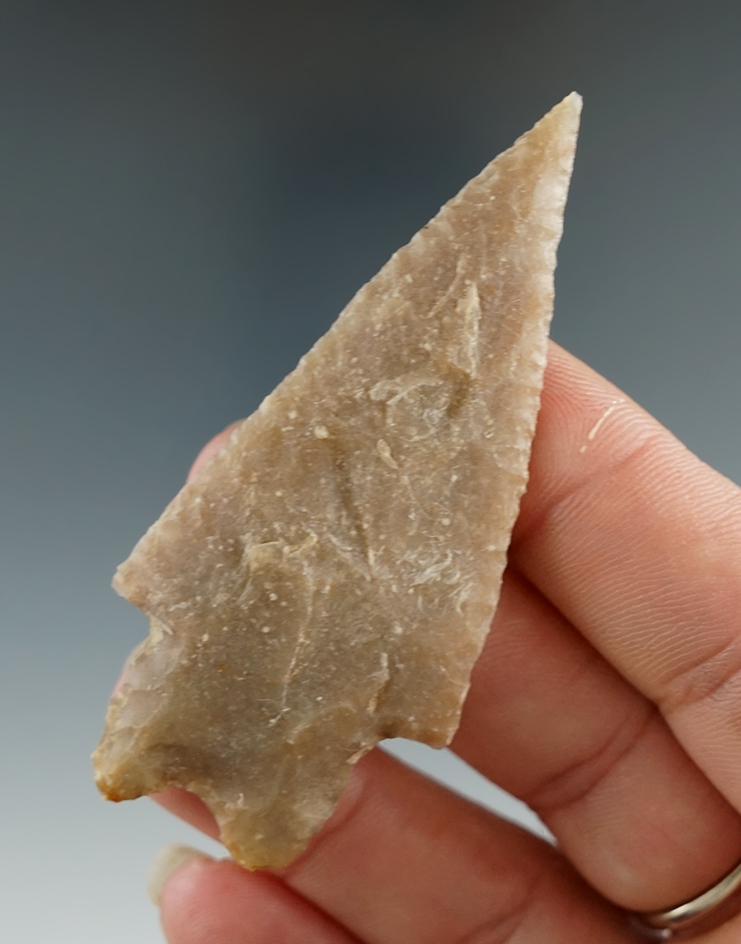 2 3/4" nicely styled Pedernales point found in Texas.