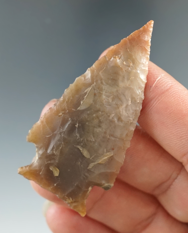 2 1/4" Ensor made from Edwards Chert, found in Burnet Co., Texas.