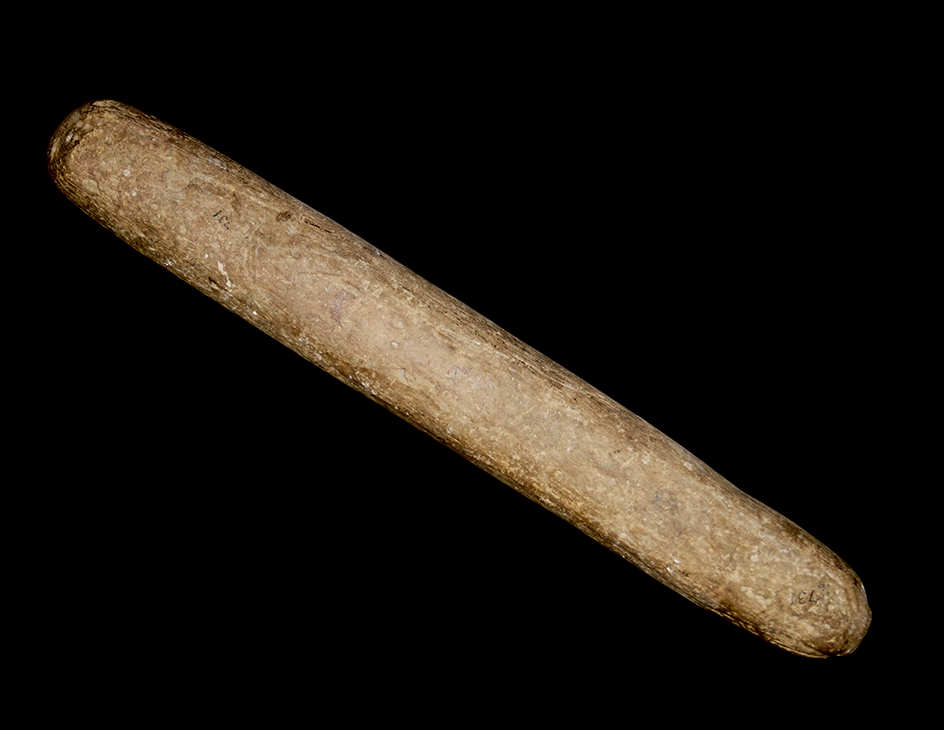 17 3/4" roller pestle in nice condition found in New York.