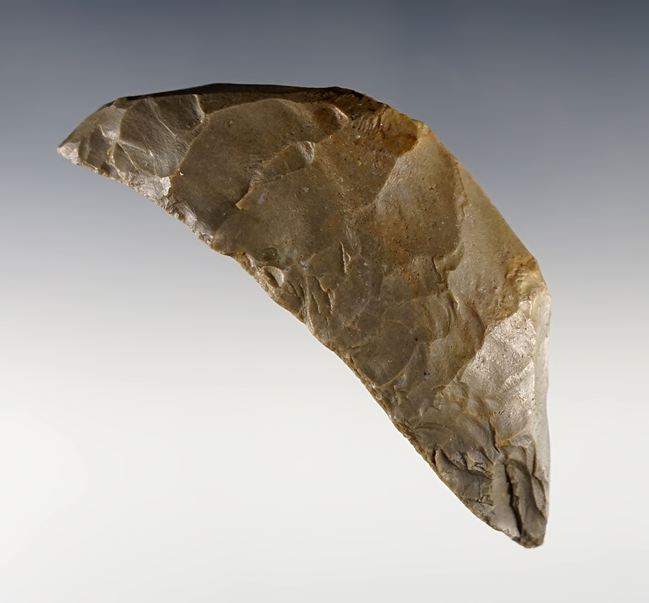 Unique tool! 4" Uniface Scraper made from Hornstone. Found in Union Co., KY.